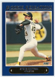 1992 Fleer Rookie Sensations Steve Chitren Card  #14