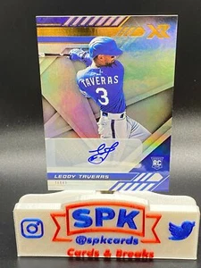 Panini Chronicles XR 2021 taveras autocontrol Texas Rangers #18 - Imagen 1 de 1