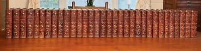 Walter Scott Works  1891  32v Fine Bindings SUPER RARE - Grand de Luxe Ltd ed - Image 1 of 4