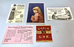 Vintage Eagle Lye 1920s Booklet Advertisement Lithographs - Picture 1 of 12