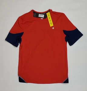 Body Glove Active Signature Colorblock Shirt Mens Small Short Sleeve Red - Picture 1 of 3