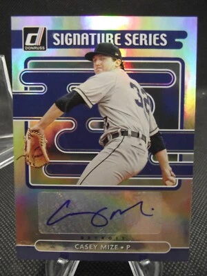 2021 Donruss Signature Series #1 Casey Mize - Image 1 of 2
