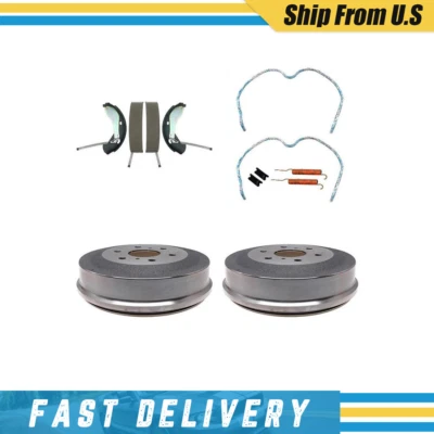 Kit de zapatas de freno de tambores traseros y herrajes para Chevrolet Silverado 1500 2009 Foto 1 de 4