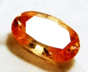 Natural Padparadscha Sapphire Oval Cut 7.50 Cts Loose Gemstone R3514 - Foto 1 di 4