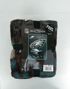 Official Licensed NFL Bedding Queen Size Blanket 60 x 80 in Philadelphia Eagles - Picture 1 of 6