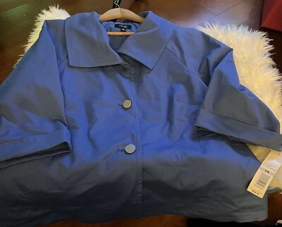 NWT RAFELLA WOMAN 1X Artisan Water Stretch Jacket Beautiful Color RETAIL $94.00! - Image 1 of 4