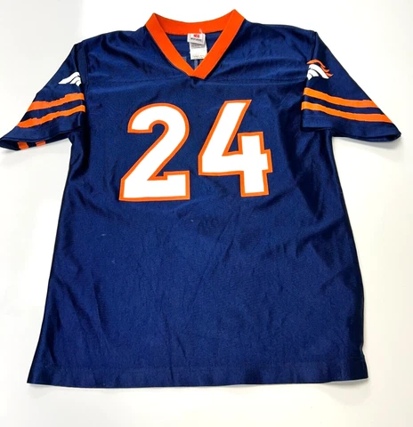NFL Apparel Denver Broncos #24 Champ Bailey Jersey Blue Youth Large Cover