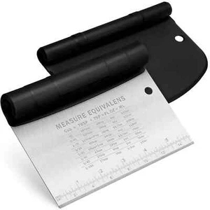 Bench Scraper for Baking, Stainless Steel Dough Cutter and Scraper Tool Kitchen, - Bild 1 von 7