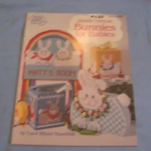 American School of Needlework Plastic Canvas Patterns BUNNIES FOR BABIES Easter - Picture 1 of 2