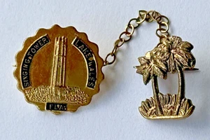 VINTAGE SINGING TOWER LAKE WALES FLORIDA LAPEL PIN TIE TACK PIN - Picture 1 of 4