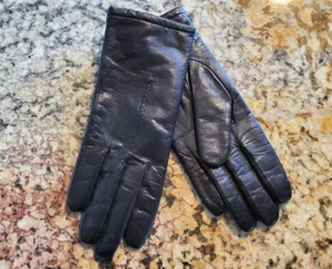 Vintage Pair Fownes Genuine Leather Gloves Womens SIZE 7.5  - WPL 9522 - Picture 1 of 10