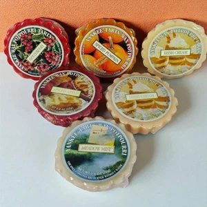 Lotto 6 Yankee Candle Tart Cera Scioglie Varietà Profumi Candela Crostate Scaldacandele - Foto 1 di 8