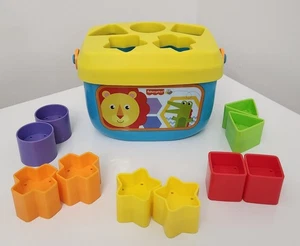 Fisher Price Baby's First Blocks Juguete Educativo Aprendizaje Temprano Formas Completas - Imagen 1 de 5