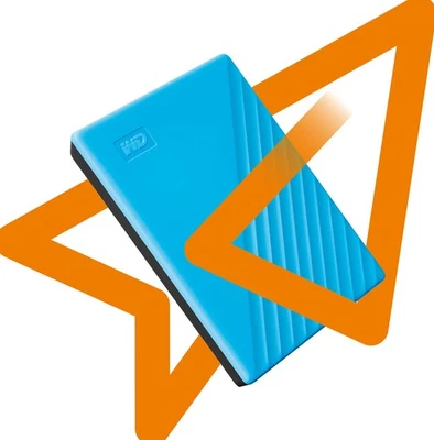 WD 4 TB My Passport Portable HDD USB 3.0 with software for device management, ba - Image 1 of 4