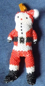 Zuni Beaded SANTA CLAUS #2 *Made by 89-Year Old Catherine Peynetsa* Christmas - Picture 1 of 5