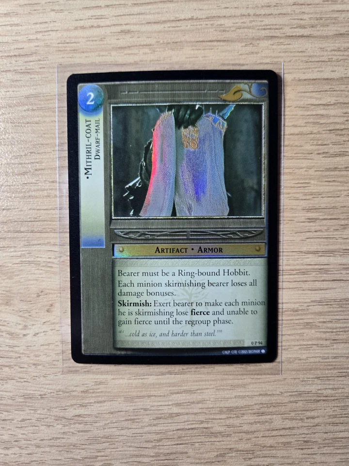 LOTR TCG 0P94 MITHRIL-COAT DWARF MAIL  Foil Promo  NM/M - Image 1 of 1