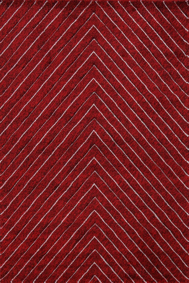 Red Transitional Oriental Area Rug - Image 1 of 4