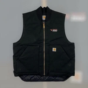 Carhartt V01 BLK Full Zip Steppweste Erwachsene L schwarz neu ohne Etikett Baumwolle Canvas Nylon - Bild 1 von 8