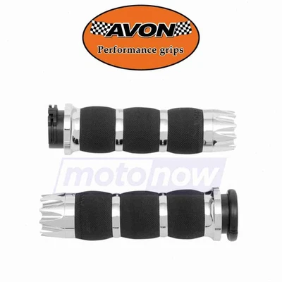 Avon Grips Excalibur Air Cushioned Grips for 1994-1996 Harley Davidson FLSTN ok - Image 1 of 4