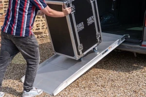 Heavy Duty Van Ramp 920mm Wide -1.8m - 2.7m - Portable Loading Ramp Aluminium - Picture 1 of 13