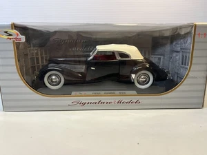 1936 Cord 810 Diecast Model Car: 1/18 Scale By Signature - Picture 1 of 9