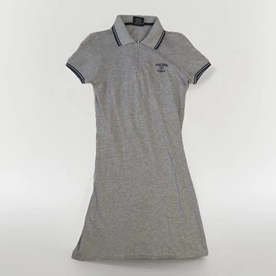 POLO JEANS CO RALPH LAUREN Vintage Polo Dress Gray Y2K Tennis Size Small - Image 1 of 4