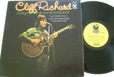 CLIFF RICHARD "Everybody needs someone to love" 1975 UK LP SOUNDS SUPERB - NM - Photo 1/4