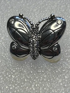 RARE Authentic Pandora π Oversized Decrotive Loop Butterfly Pendant π 925ALE - Picture 1 of 8