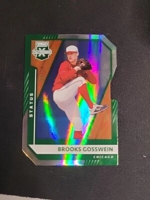 2021 Panini Elite Extra Edition BROOKS GOSSWEIN STATUS RC SN 20/24 Chicago #124 - Image 1 of 2