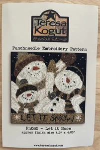 Teresa Kogut Punchneedle Stickmuster Let It Snow PN085 ❄️ - Bild 1 von 7