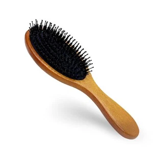 Cepillo de pelo de cerdas de jabalí para hombres y mujeres de pelo fino y grueso - Imagen 1 de 7