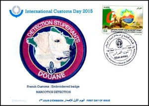 ALGERIA 2015 - Customs - Border Guards - Dog - Dogs - Olfaction - Sniffing Drugs - Picture 1 of 1