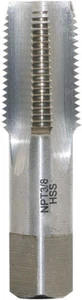 1Pcs 3/8"-18NPT HSS Tap NPT CNC Machine Thread Tap 4 Straight Flutes Pipe Tap - Picture 1 of 4