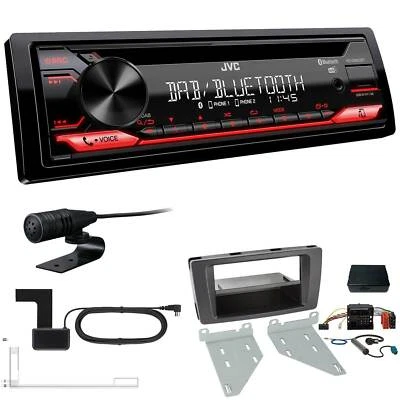 JVC KD-DB622BT DAB Radio BT USB für Skoda Octavia II Octavia Scout mit Canbus - Bild 1 von 4