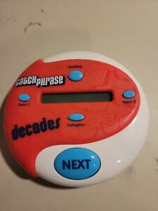 Catch Phrase Decades (2013) - Electronic Handheld Family Game by Hasbro - Tested