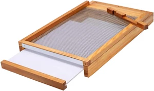 Beehive Screened Bottom Board Dipped in 100% Beeswax,Screened Bottom Board with - Picture 1 of 5