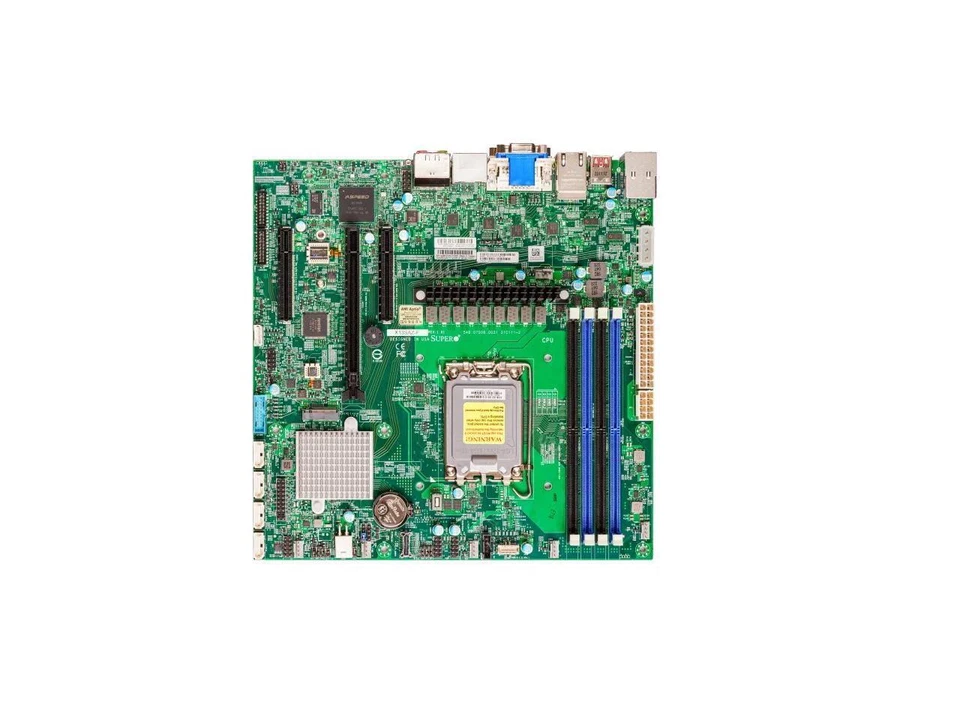 SUPERMICRO MBD-X13SAZ-Q-O Micro ATX Server Motherboard LGA 1700 Intel Q670E - Image 1 of 1