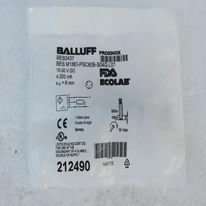one new balluff BES M18EI-PSC80B-S04G-L01 Proximity Sensor Fast Delivery - Picture 1 of 3
