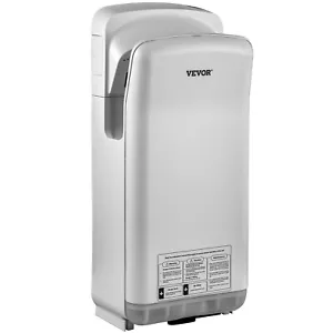 VEVOR Asciugamani Elettrico a Lama d'Aria Calda da 2000W Jet Hand Dryer Argento - Bild 1 von 12