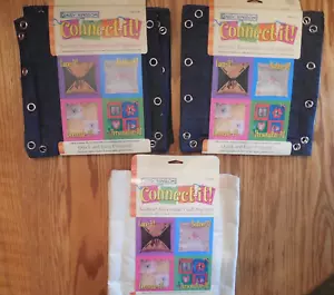 NEW Lot of 3 Pks Daisy Kingdom "Connect-It!" No-Sew Reversible 9x9 Craft Square - Picture 1 of 4