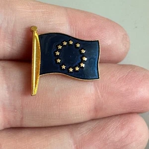 European Union Flag Lapel Pin Tie Tack Nice! - Picture 1 of 3