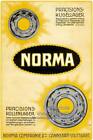Norma Cannstatt Przessions Kugellager Rollenlager Plakat Braunbeck Motor A1 042