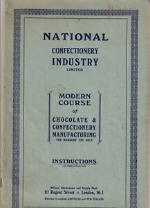 National Confectionary Industry - Vintage Recipes and Ideas