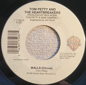 Tom Petty and the Heartbreakers "Walls (Circus) / Walls (no. 3)" weak VG+ - Picture 1 of 3