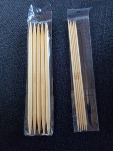 5 Stricknadeln Bambus 13 cm Nadelspiel versch Größen 2 2,5 2,25 2,75 3 3,5 4 usw - Bild 1 von 1