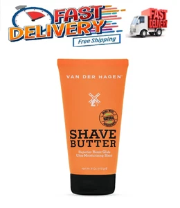 van der Hagen Shave Butter Beard Shaving Cream, 6 Oz. - Picture 1 of 8