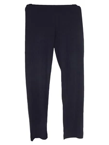 Elsy Pantalone Bambina Taglia 40 42 Ragazza Nero Blu Stretch Fuseaux Tuta Jersey - Foto 1 di 34