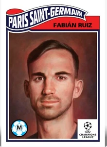 BIGLIETTO SOGGIORNO TOPPS UCC PARIS SAINT-GERMAIN FABIAN RUIZ #694 - Foto 1 di 1