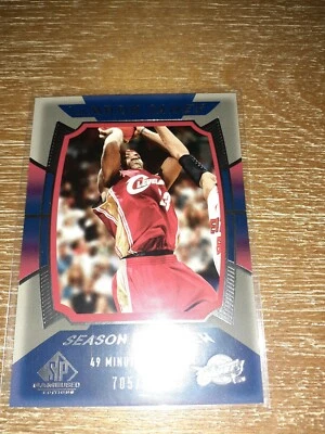 2004 Upper Deck SP Game Used Edition Season in Review Lebron James #157, #'d/999 - Image 1 of 4