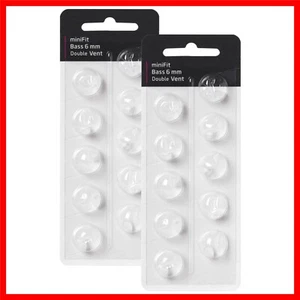 Oticon Compatible 6mm Hearing Aid Domes - Durable Silicone, 2 Pack, Clear Design - Picture 1 of 12
